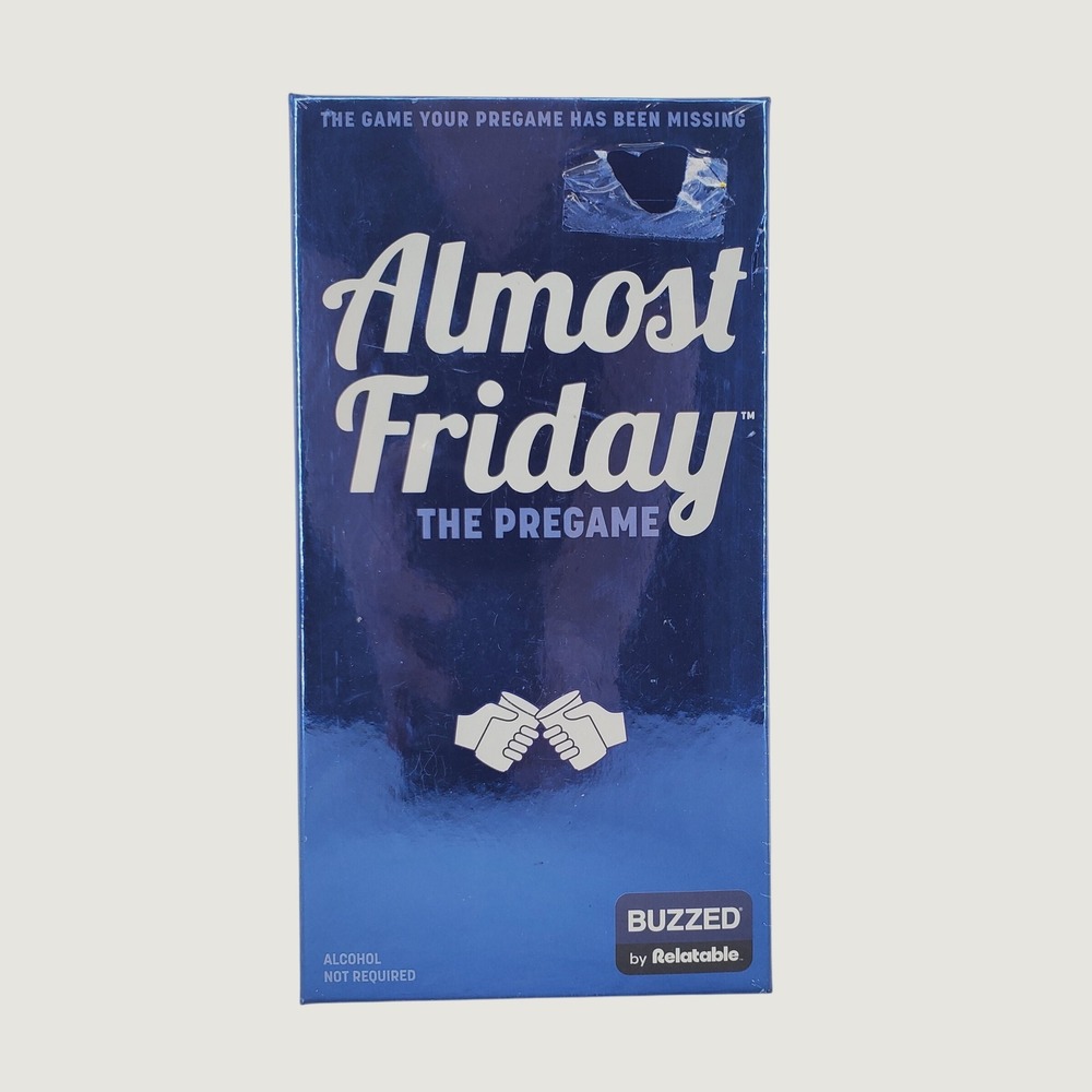 Almost Friday The Pregame Adult Party Card Game by Relatable Buzzed AF4043 New